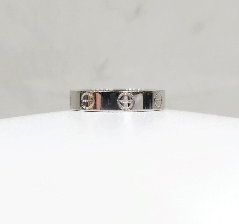 Cartier White Gold Love Ring Small Size 50 127807782