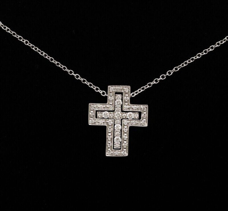 Damiani 18K White Gold Diamond Necklace XS 20083507 123150161