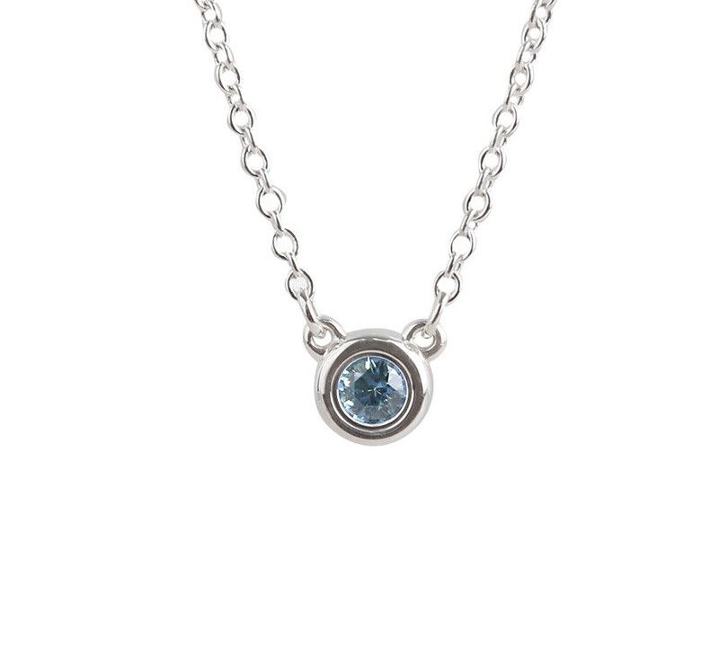 Tiffany & Co Aquamarine Silver Necklace 7241908530 75679435