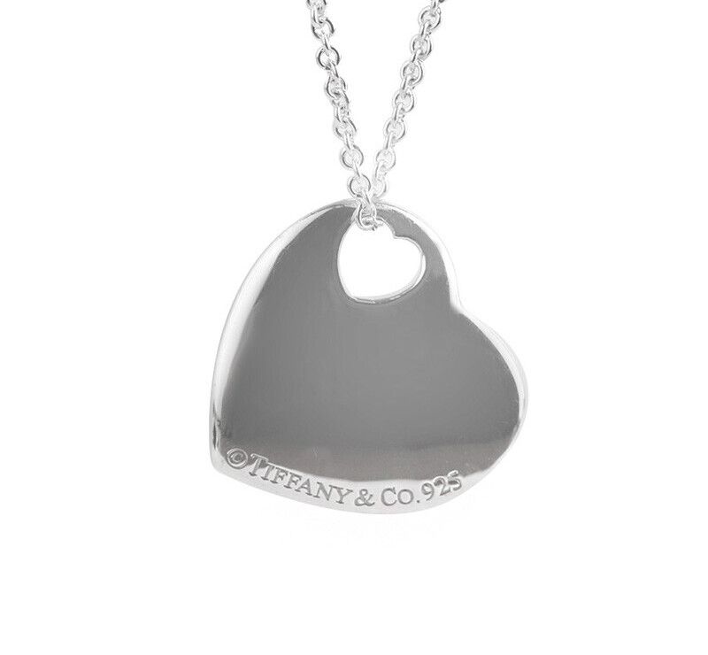 Tiffany & Co Silver Heart Pendant Necklace 7242930051 75679431