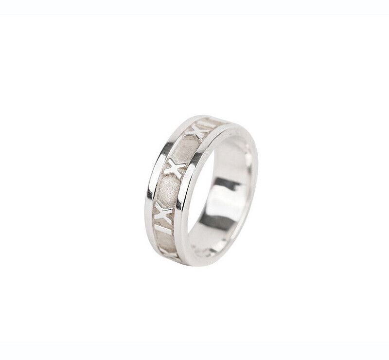 Tiffany & Co Atlas Silver Ring Size 10 6MM 7219998481 75683806