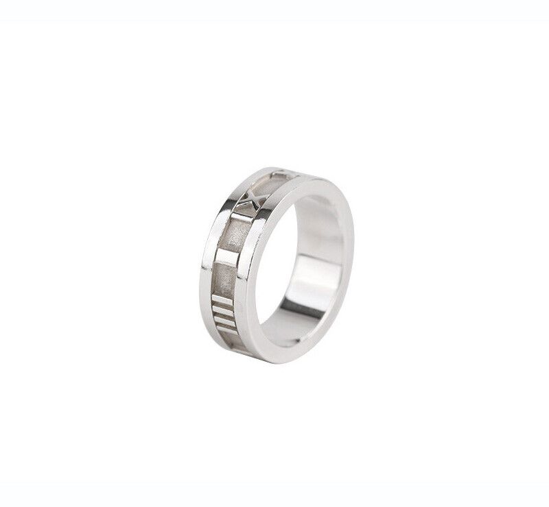 Tiffany & Co Atlas Silver Ring Size 9 6mm 7219999334 75876079