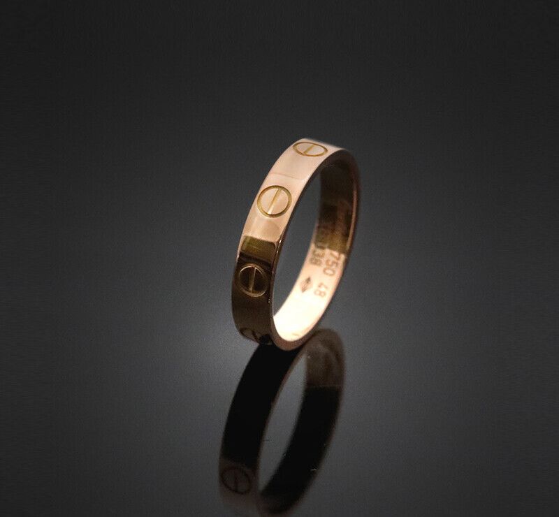 Cartier Love Band 18K Rose Gold 3.5mm Size 48 7247854049 76033630