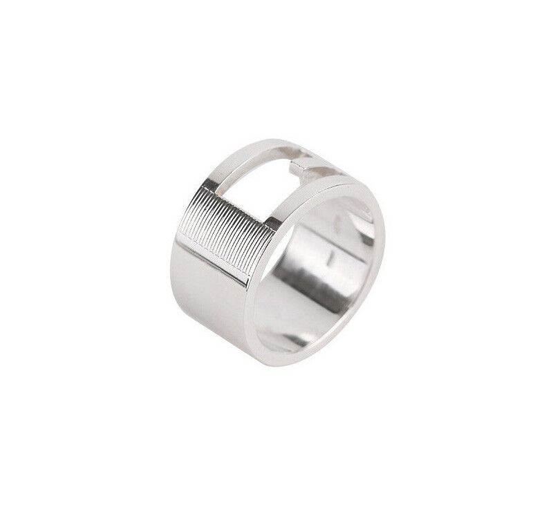 Gucci Silver Logo Ring Size 21 12MM 7243125704 76033511