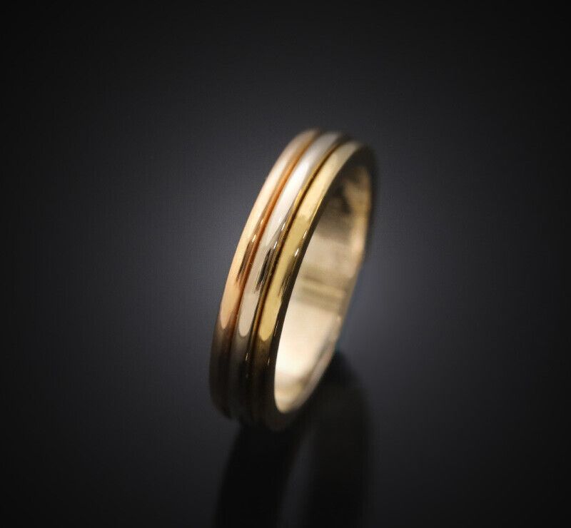 Cartier Trinity Wedding Band 18K Gold 3.7mm Size 48 7245040334 75875934