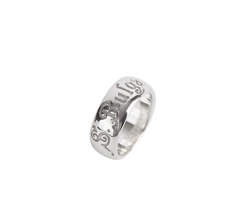 Bulgari Silver Ring Size 49 7.7MM 7245193852 75876176