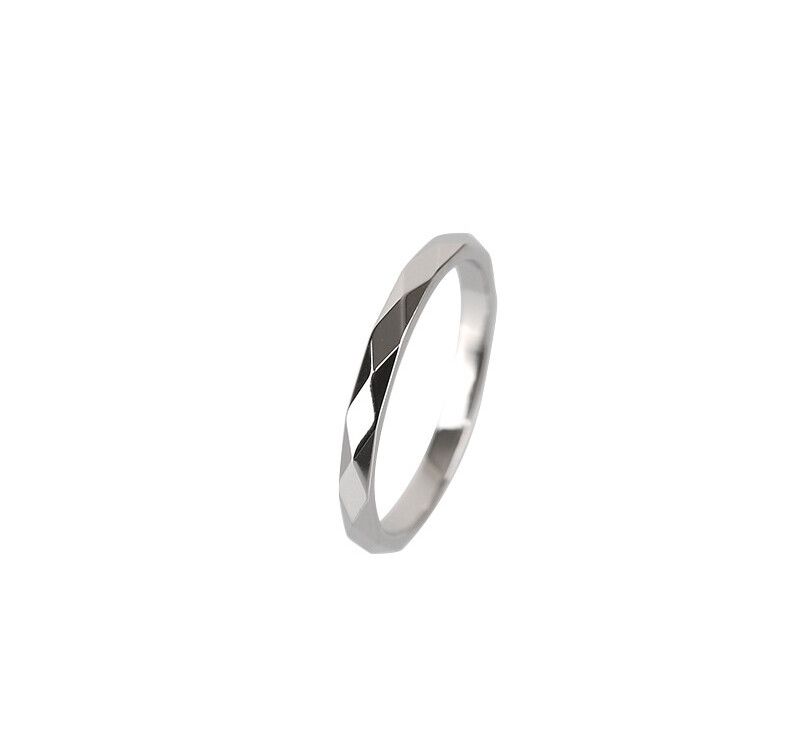 Boucheron Platinum Wedding Band Small 2MM 54 Size 7246165663 75875676