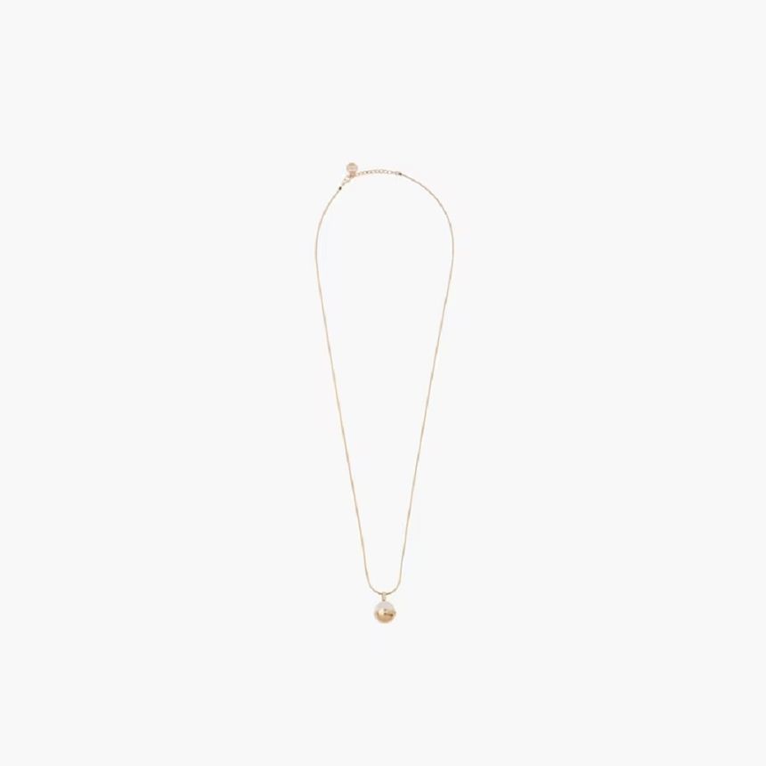 Miu Miu Metal Pearl Necklace 5JC9772F6X F0SAJ 61458791