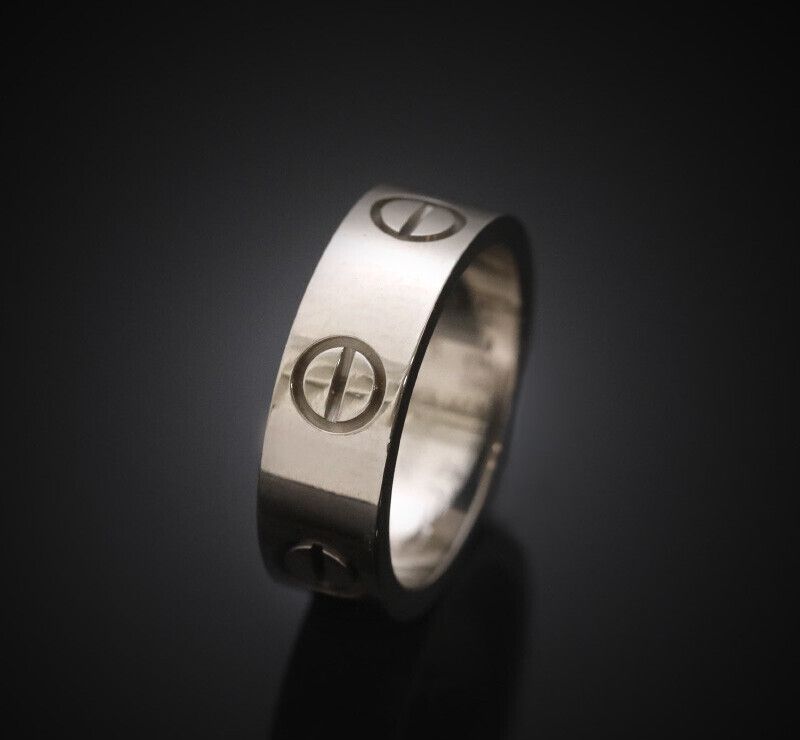 Cartier Love Ring 18K White Gold 47 5.5MM 7241687386 75683744