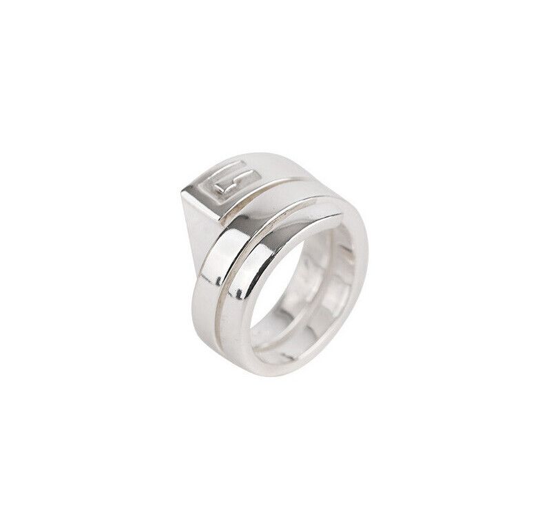 Gucci Spiral Silver Ring 16 14MM 7220004938 75683781