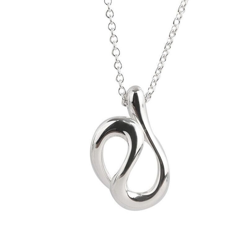 Tiffany & Co Double Tier Pendant Silver Necklace 7241904411 75683690