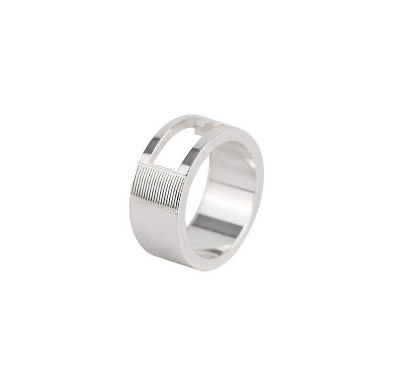 Gucci Silver Logo Ring Size 13 8mm 7241943172 75683693