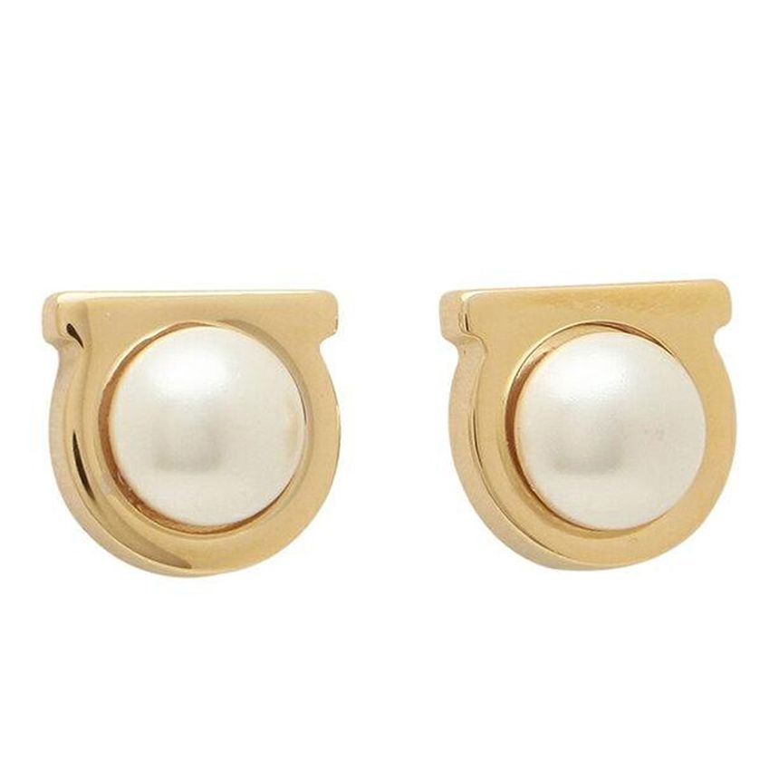 Salvatore Ferragamo Gancini Stud Small Earrings 64448500