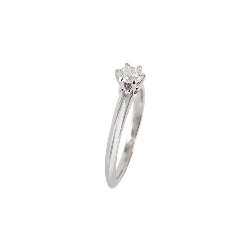 Tiffany & Co Setting Wedding Ring Platinum Diamond 0.30CT 9 iPhone 1.8MM 7245450902 77076707