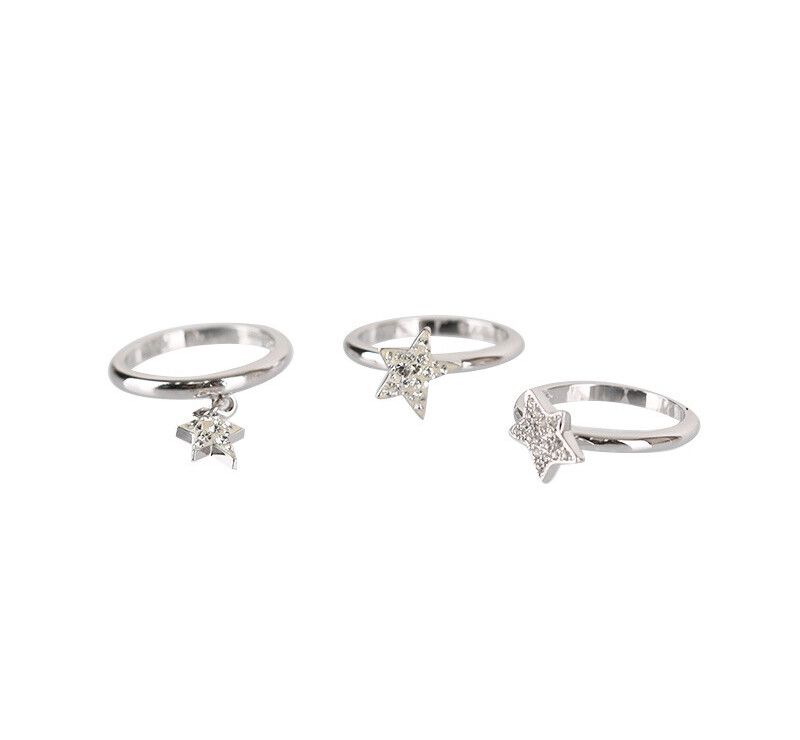 Swarovski Star Ring 3-Piece Set Size 52 2MM 973537 76652060
