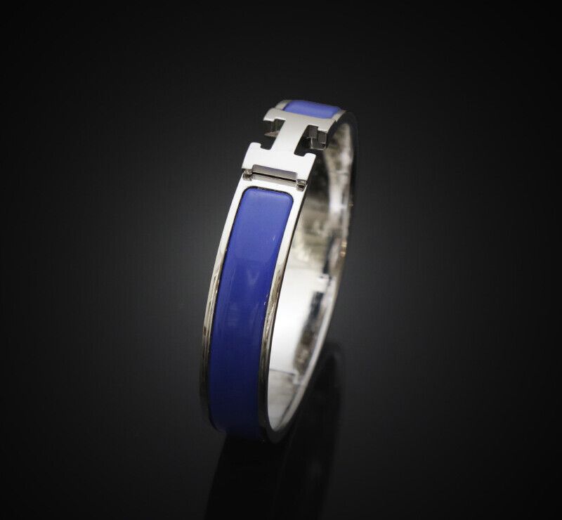 Hermes Blue Enamel Click Ash PM 7253023119 76894469