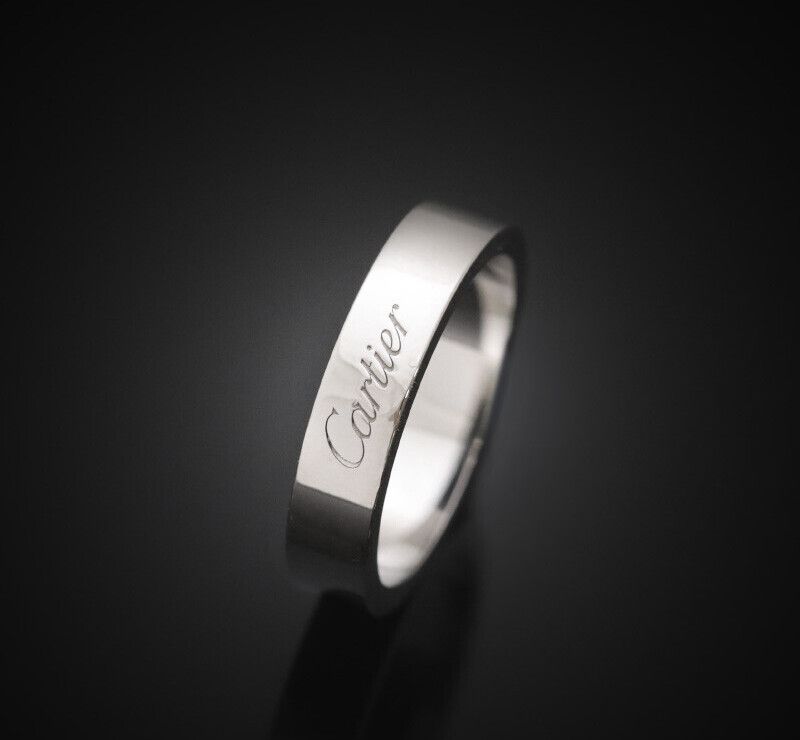 Cartier C D Wedding Band Platinum 4MM 7215466497 76033685