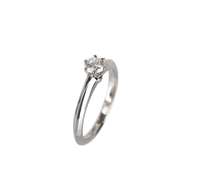 Tiffany & Co Platinum Diamond 1P 0.30CT Setting Wedding Ring 8 7245084055 76033485