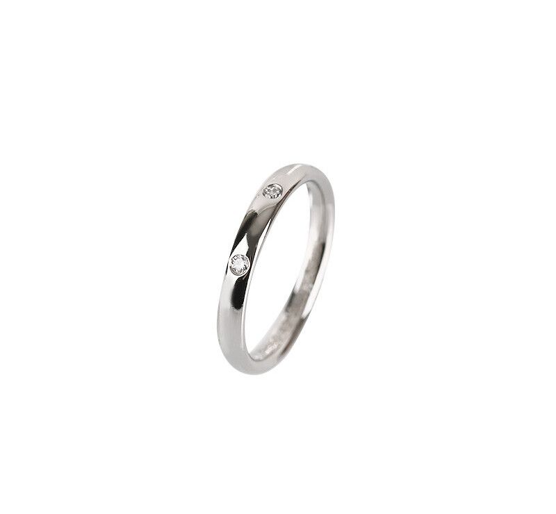 Van Cleef & Arpels Wedding Band Platinum Diamond 3P 2.4MM 49 iPhone Size 7245235239 75876105