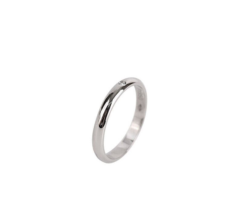 Cartier Wedding Band Platinum Diamond 1P 2.5MM 7245255102 75875908