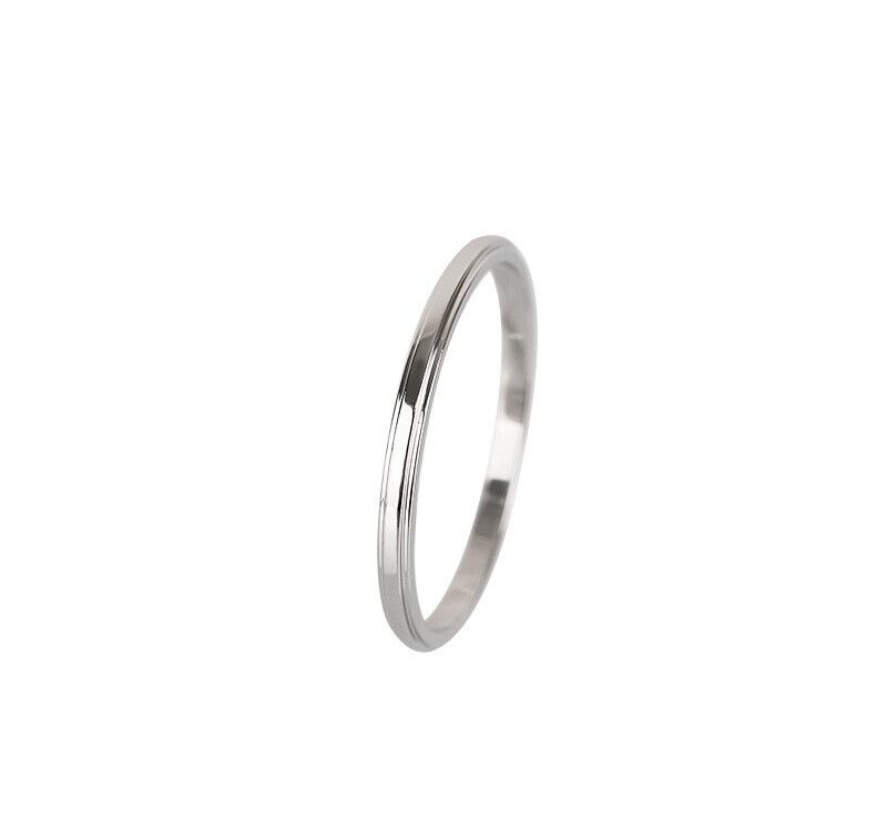 Cartier Wedding Band Platinum 61 Size 1.6MM 7245348793 75876106