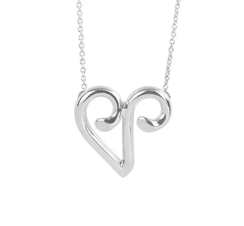Tiffany & Co Silver Heart Necklace 7243168284 75875632