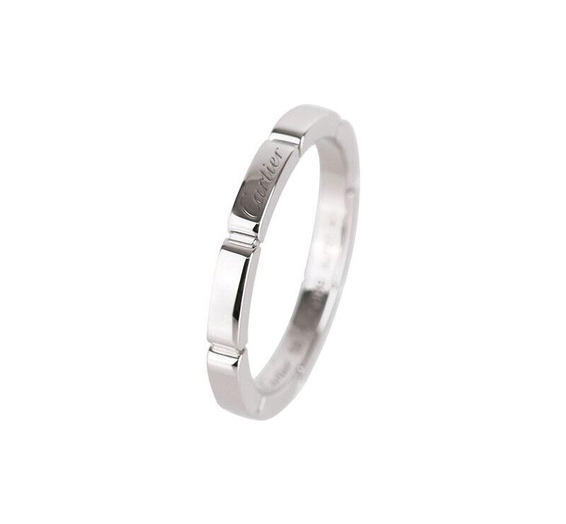 Cartier 18K White Gold My Young Pandora Ring 2.4mm Size 51 - 7241933659 75875741