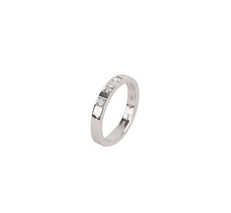 Bulgari Platinum Diamond 5P Size 10 3MM Ring 7215165067 75683791