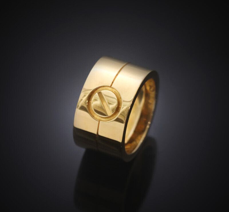 Cartier 18K Yellow Gold High Love Ring 10.8MM in Size 49 - SKU 7213820204 75683801