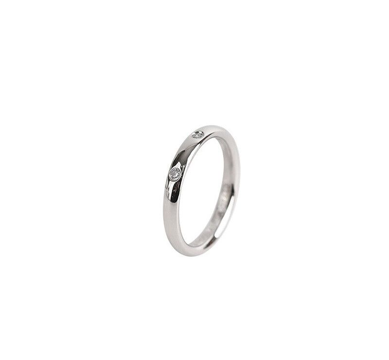 Van Cleef & Arpels Wedding Band Platinum Diamond 3P 48 iPhone Size 2.7MM 7241782019 75683727