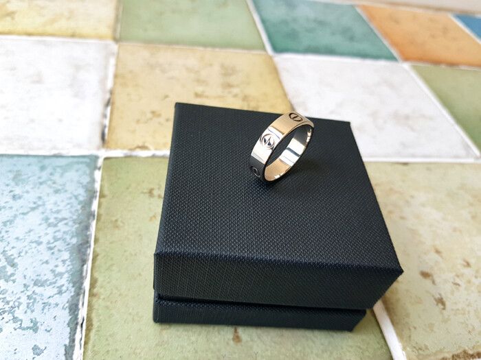 Cartier 18K White Gold Love Ring 58 130605658