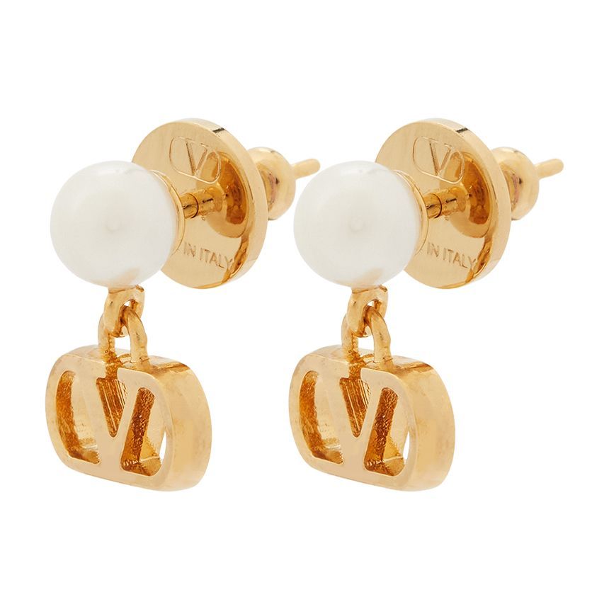 Valentino V Logo Signature Earrings 6W2J0X81DHC R5G 130620348