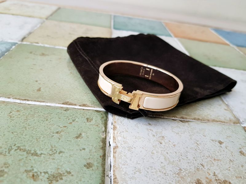 Hermes Click H Clou PM Bracelet Bangle 12345 130089297