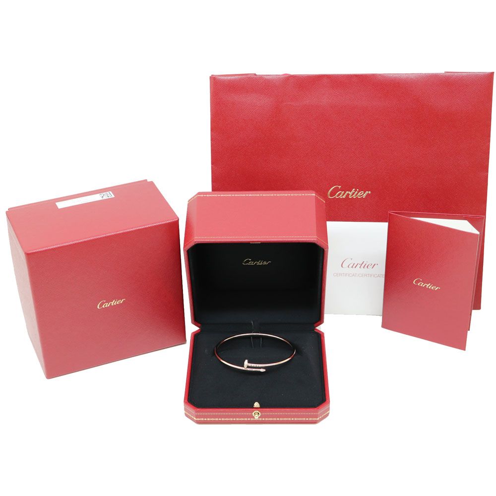 Cartier Juste un Clou SM Pink Gold Diamond Bracelet 19 Unisex Bracelet B6065817 130085875