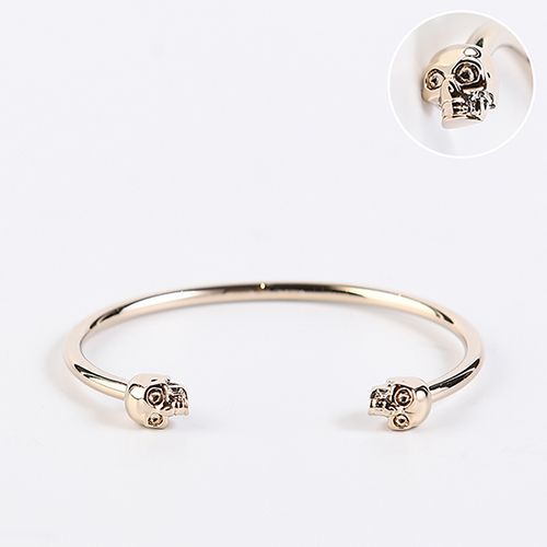 Alexander McQueen Twin Skull Bracelet 33726951