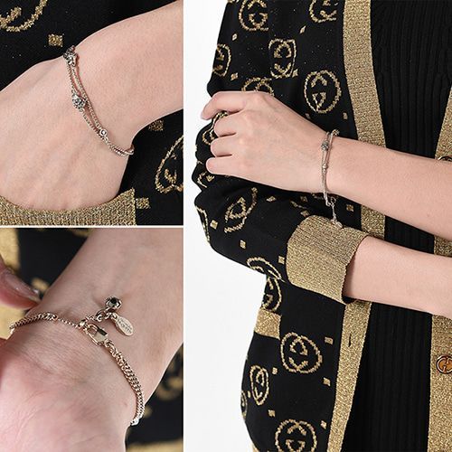 Alexander McQueen Skull Bracelet for Women 553655 33727032