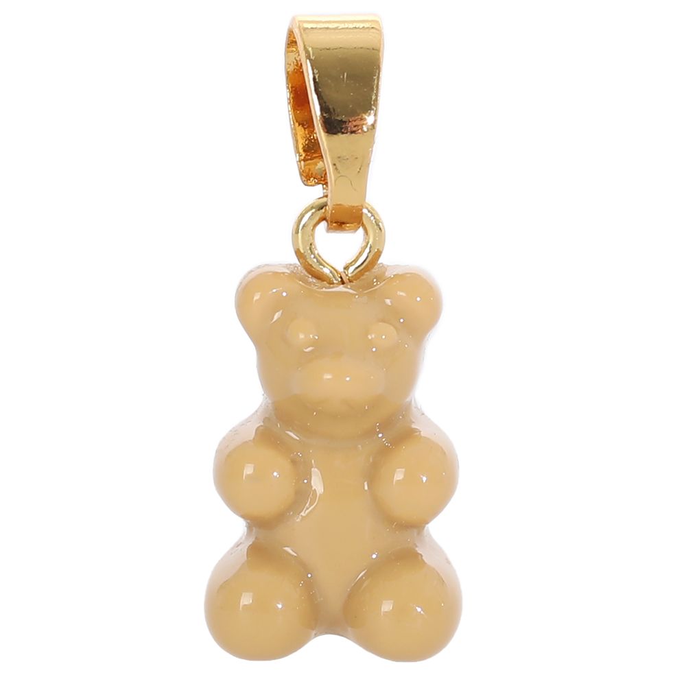 Crystal Haze Jewelry Crystal Haze Nostalgia Bear Pendant Salt Caramel 41969439
