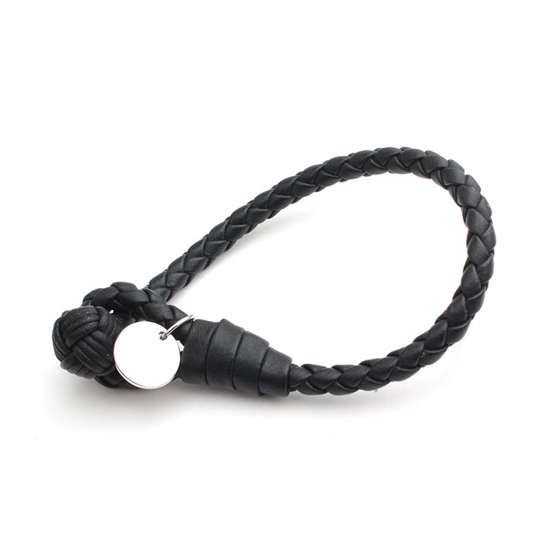 Bottega Veneta Black Woven Bracelet 129658126
