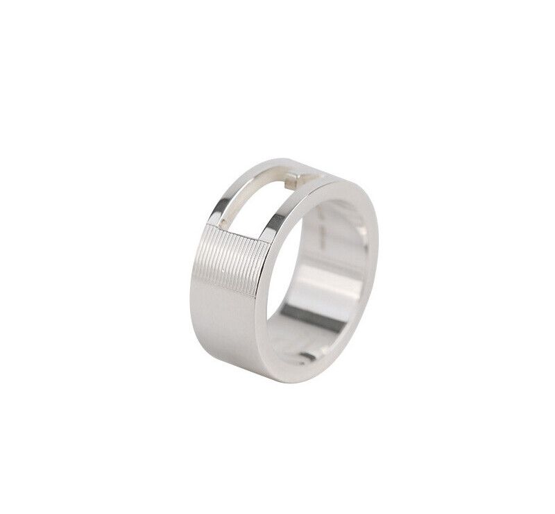 Gucci Silver Logo Ring Size 11 8MM 7220267476 75683734