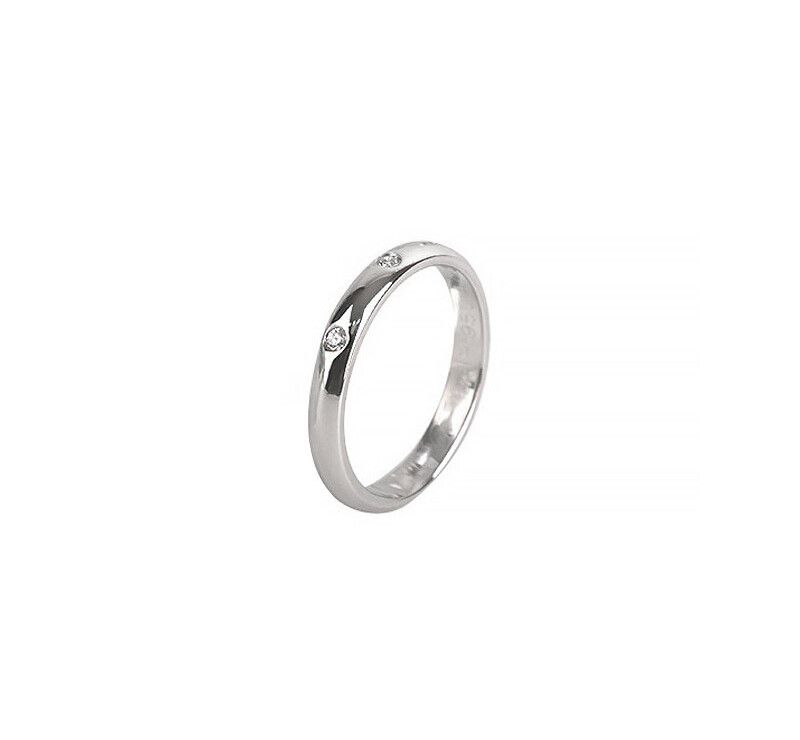 Cartier Wedding Band Platinum Diamond 3P 48 2.5MM 7241793085 75683704