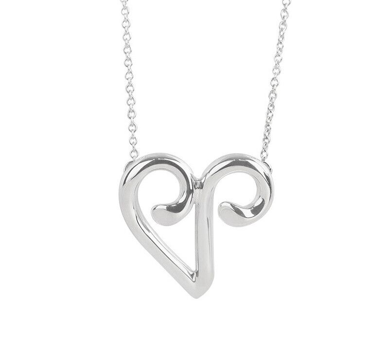 Tiffany & Co Silver Heart Necklace 7241830030 75679426