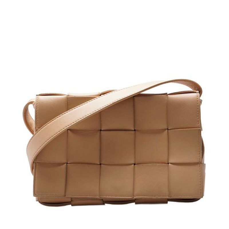 Bottega Veneta Beige Cassette Medium Crossbody Bag 12345 123836493