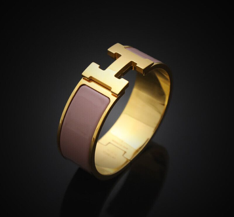 Hermes Pink Click Clack PM Gold 7220095867 75679527