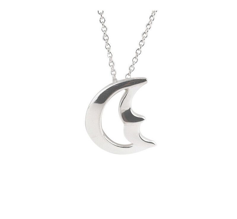 Tiffany & Co Crescent Silver Necklace 7220089175 75679439