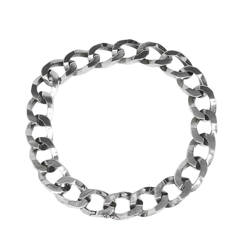 Alexander McQueen Silver Oversized Chain Necklace 12345 118577923