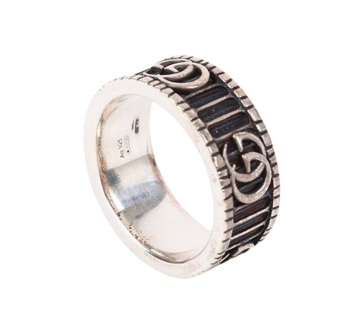 Gucci GG Marmont Double G Silver Ring 551899 28419145