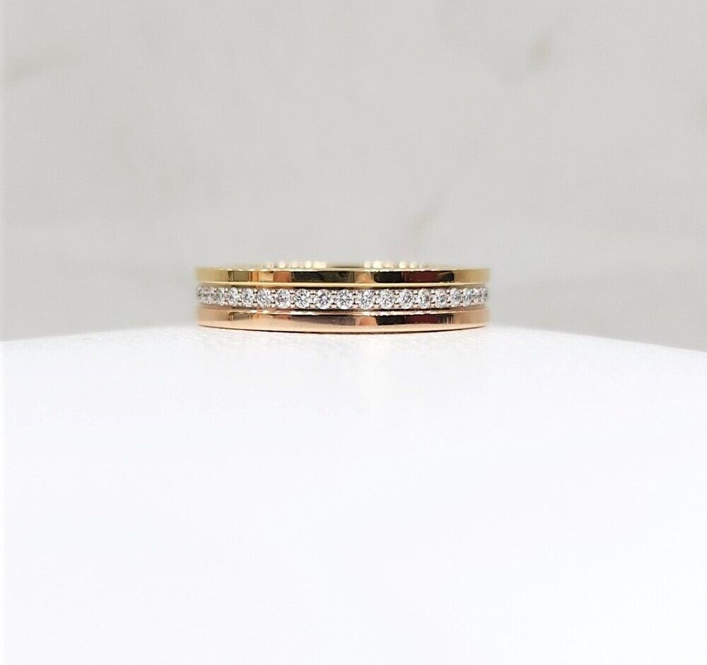 Cartier Diamond Wedding Band Ring Size 47 (SKU: 47) 127318508