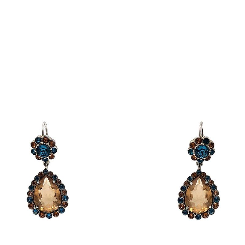 Miu Miu Crystal Teardrop Earrings 4 122535240