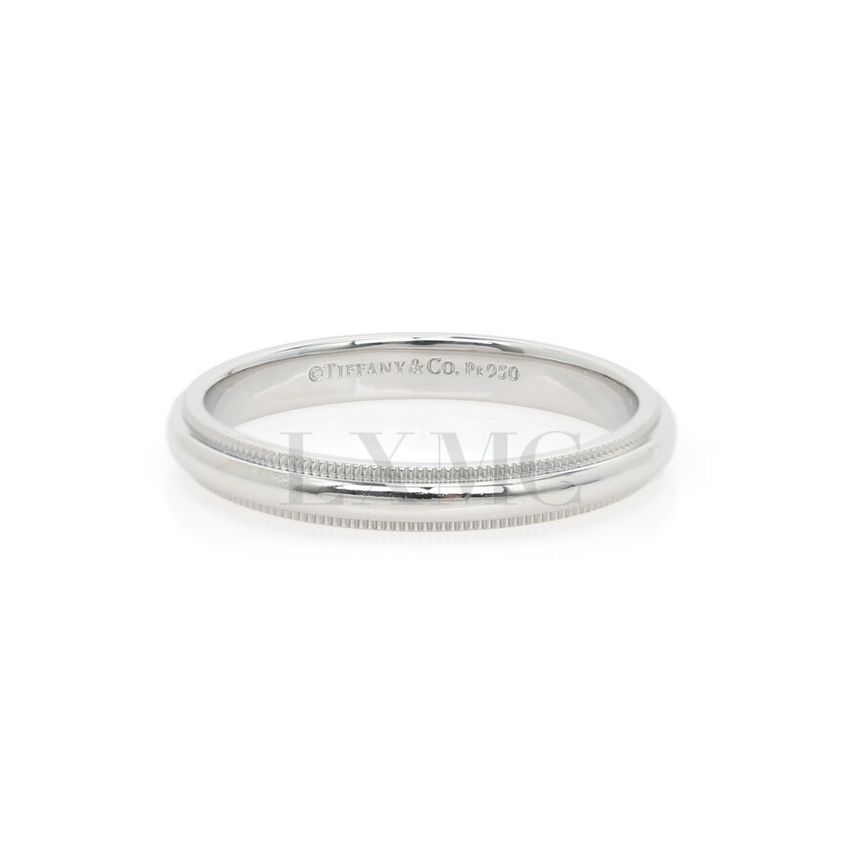 Tiffany & Co Tiffany Together Milgrain Band Ring Platinum 3mm 19 127295749