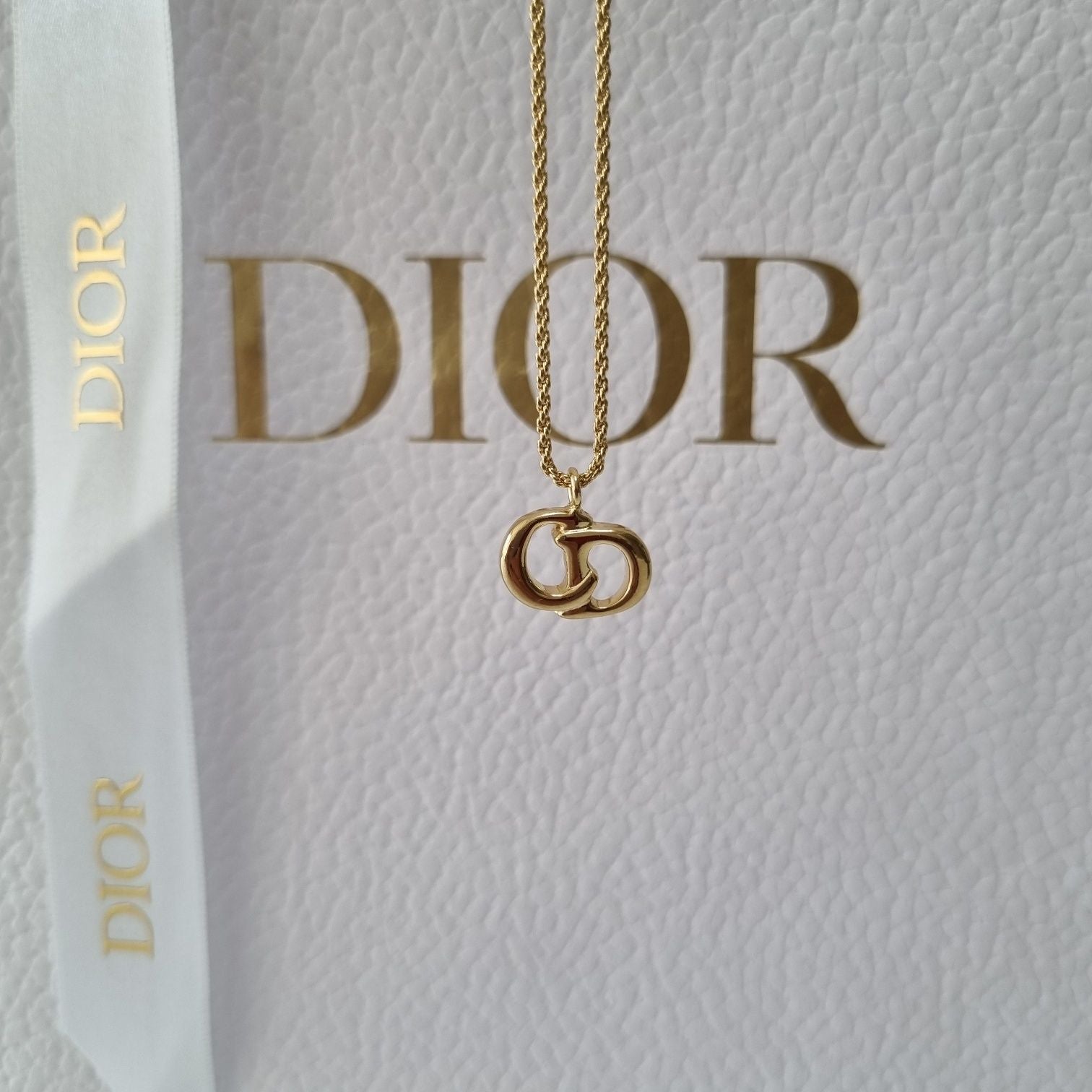 Dior CD Logo Necklace 501-25 126941347
